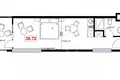 Appartement 1 chambre 39 m² Batoumi, Géorgie