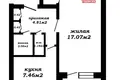 Mieszkanie 1 pokój 35 m² Mińsk, Białoruś
