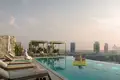 Complejo residencial New premium residence Vitality with swimming pools, a co-working area and a restaurant, JVC, Dubai, UAE