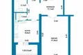 Wohnung 1 Zimmer 45 m² Minsk, Weißrussland