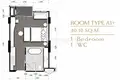 Apartamento 1 habitacion 42 m² Kamala, Tailandia