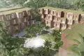 Complejo residencial Gated complex of furnished apartments with a swimming pool and a kindergarten, Bukit, Bali, Indonesia