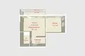 Wohnung 2 zimmer 51 m² Kopishche, Belarus
