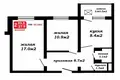 Квартира 2 комнаты 50 м² Фаниполь, Беларусь