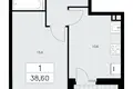 1 room apartment 39 m² poselenie Sosenskoe, Russia