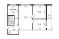 Mieszkanie 3 pokoi 50 m² Mińsk, Białoruś