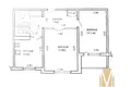 2 room apartment 51 m² Minsk, Belarus