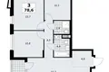 Wohnung 3 zimmer 79 m² poselenie Sosenskoe, Russland