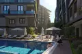 Residential complex New residence with a swimming pool and kids' playground in the center of Istanbul, Turkey