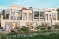 Residential complex Malta townhouses surrounded by lagoons and sandy beaches, DAMAC Lagoons, Dubai, UAE