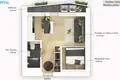 1 room apartment 21 m² Vilnius, Lithuania