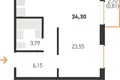 Wohnung 2 zimmer 34 m² Kopisca, Weißrussland