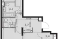Apartamento 3 habitaciones 73 m² Moscú, Rusia