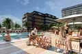 Kompleks mieszkalny Modern residence with swimming pools and gardens near a metro station, Istanbul, Turkey