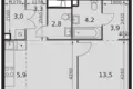 Appartement 2 chambres 50 m² Moscou, Russie