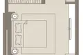 Studio apartment 39 m² Dubai, United Arab Emirates