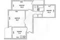 Квартира 3 комнаты 62 м² Брест, Беларусь