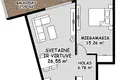 Квартира 2 комнаты 53 м² Каунас, Литва