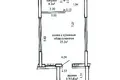 1 room apartment 32 m² Minsk, Belarus