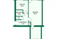 2 room apartment 43 m² Baranavichy, Belarus