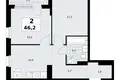 Квартира 2 комнаты 46 м² район Коммунарка, Россия