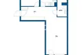 Квартира 2 комнаты 55 м² Turku sub region, Финляндия