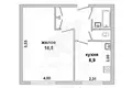 Wohnung 1 zimmer 34 m² Brest, Belarus