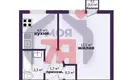 Wohnung 1 zimmer 21 m² Baryssau, Belarus