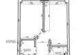 2 room apartment 41 m² Minsk, Belarus