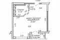 Mieszkanie 2 pokoi 43 m² Mińsk, Białoruś