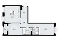 Wohnung 2 zimmer 68 m² Troizk, Russland
