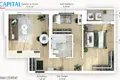 Квартира 3 комнаты 52 м² Вильнюс, Литва