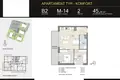 Квартира 3 комнаты 46 м² Познань, Польша