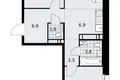 Apartamento 3 habitaciones 60 m² poselenie Sosenskoe, Rusia