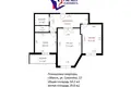 2 room apartment 57 m² Minsk, Belarus