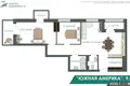 3 room apartment 63 m² Minsk, Belarus