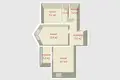 Квартира 2 комнаты 57 м² Минск, Беларусь