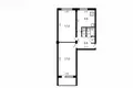 2 room apartment 54 m² Minsk, Belarus