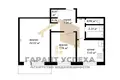 2 room apartment 38 m² Brest, Belarus