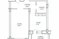 Apartamento 1 habitación 44 m² Minsk, Belarús