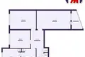3 room apartment 65 m² Sluck, Belarus