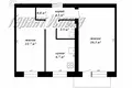 2 room apartment 44 m² Brest, Belarus