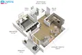 2 room apartment 46 m² Vilnius, Lithuania