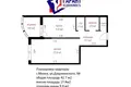 Apartamento 1 habitación 43 m² Minsk, Belarús