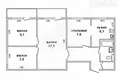 4 room apartment 58 m² Brest, Belarus