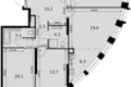 Appartement 4 chambres 111 m² Moscou, Russie