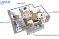 2 room apartment 46 m² Kaunas, Lithuania