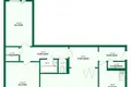 3 room apartment 72 m² Lida, Belarus