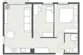 Квартира 3 комнаты 52 м² Клайпеда, Литва