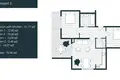 Квартира 60 м² Тиват, Черногория